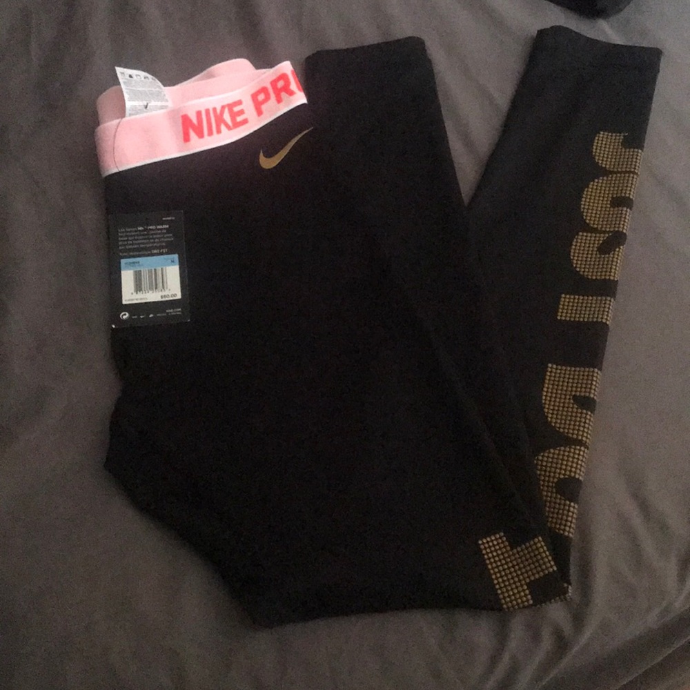 Sold❤️Nike pro warm training leggings size m